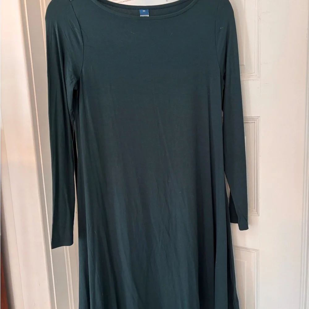 Old Navy Long Sleeve Mini Swing Dress NWOT - Picture 2 of 3